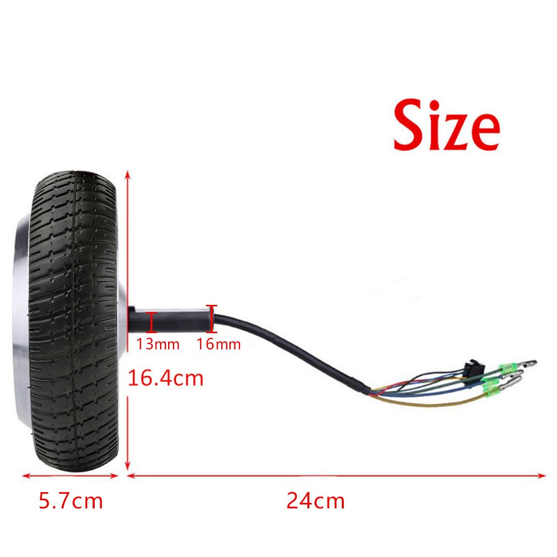 Amazon.com: 6.5 Inch Self Balancing Scooter Motor Wheel with Tire